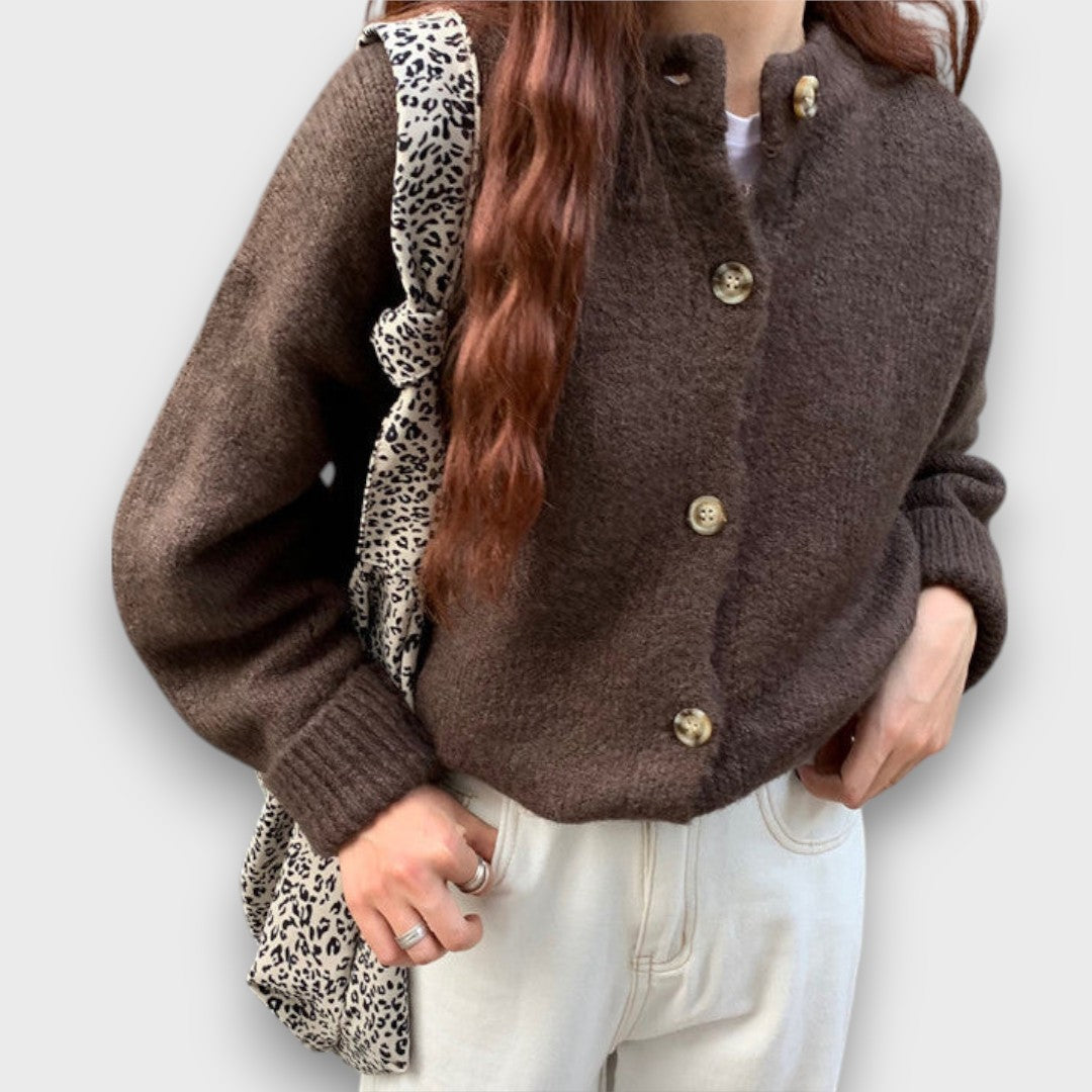 Celore – Warm Mocha Cardigan