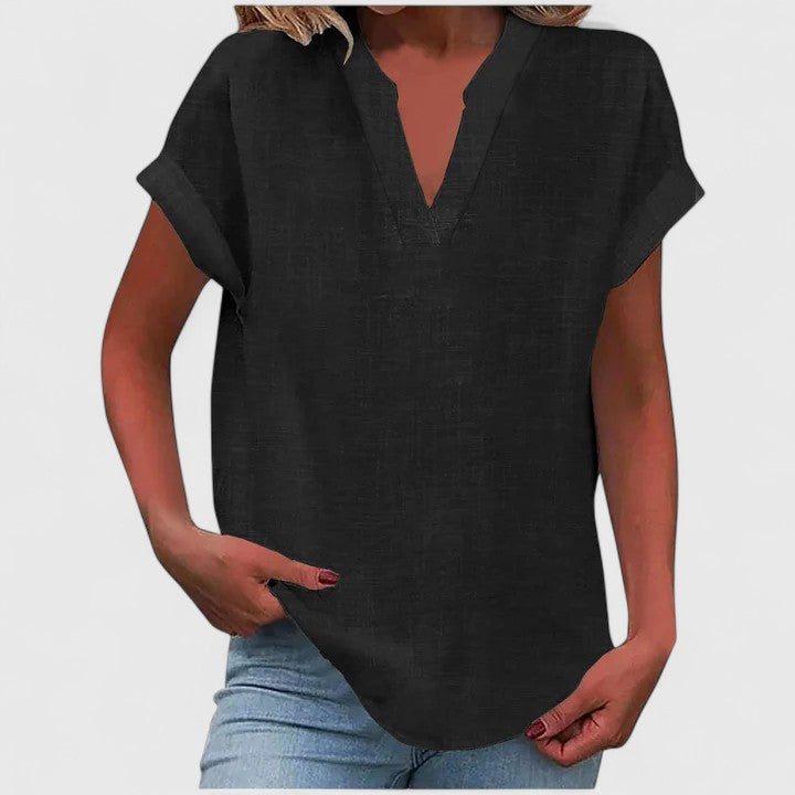 Marina | Comfortable V-Neck Blouse