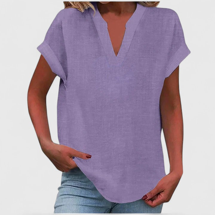 Marina | Comfortable V-Neck Blouse