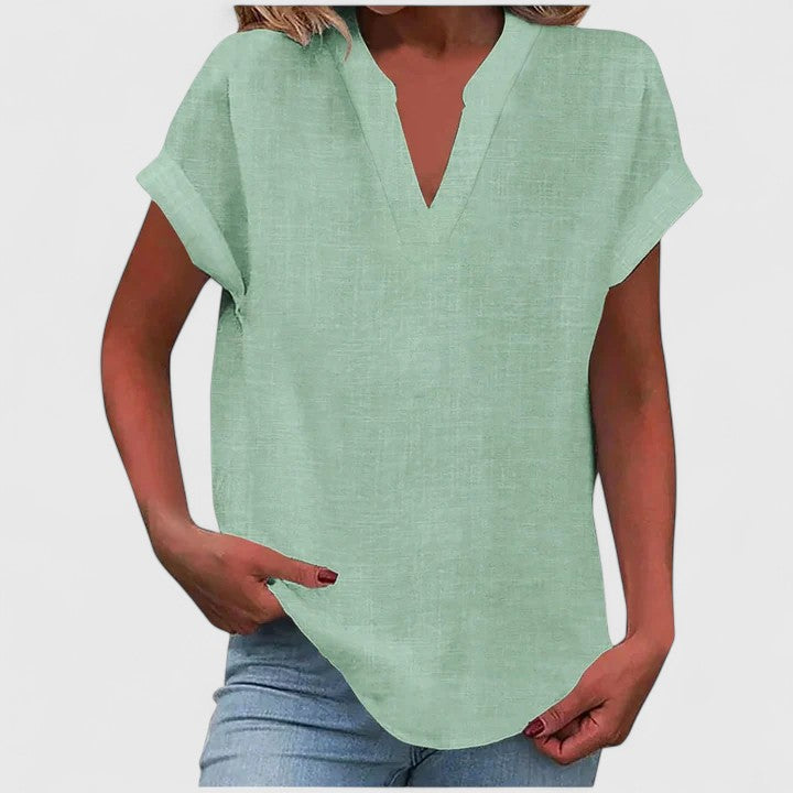 Marina | Comfortable V-Neck Blouse