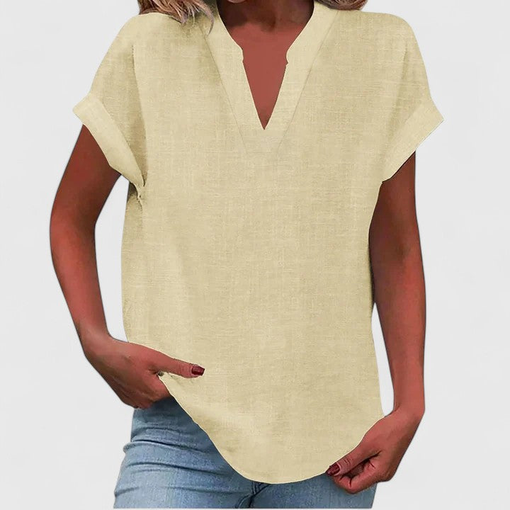 Marina | Comfortable V-Neck Blouse