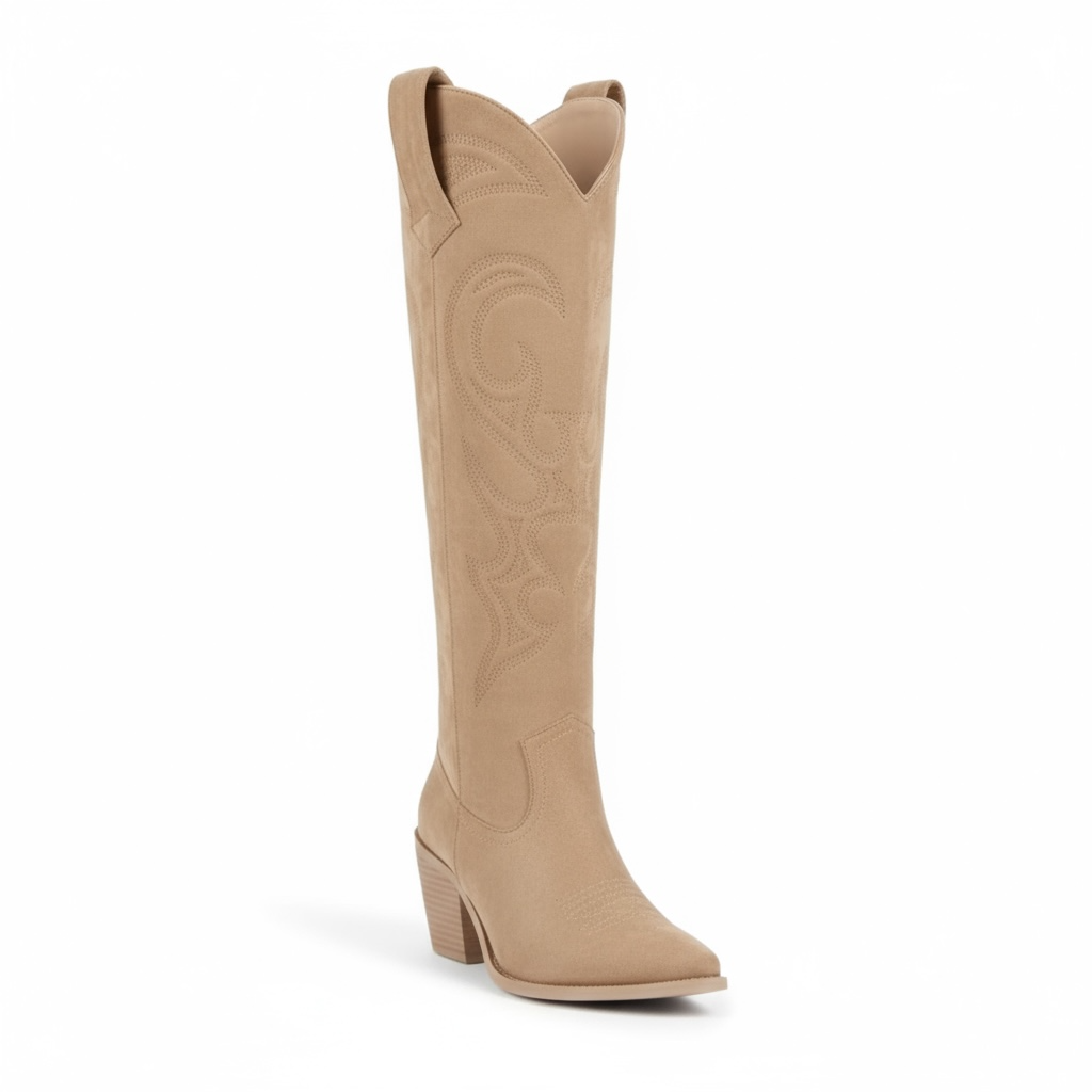 Winshie - Knee High Cowgirl Boots