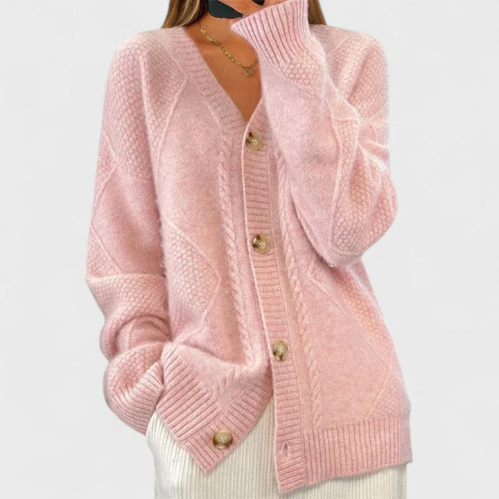 Éloise – Ribbed Knit Cardigan