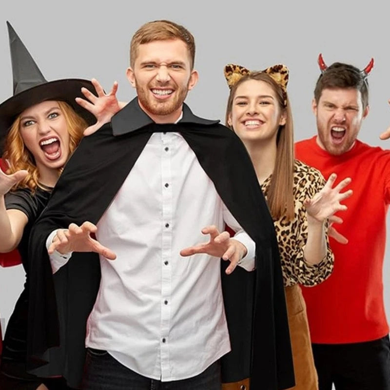 Jennie - Halloween Black Robe & Hat Set