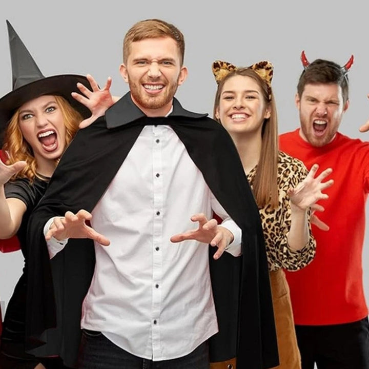 Jennie - Halloween Black Robe & Hat Set