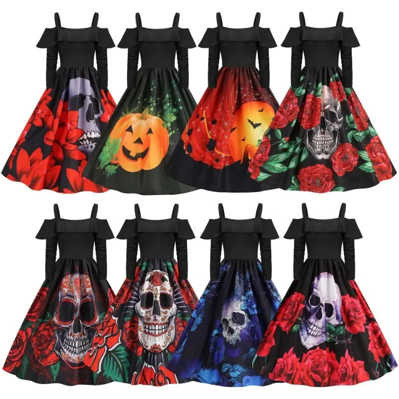 Renesmee - Skull Ghostface Party Dress for Halloween