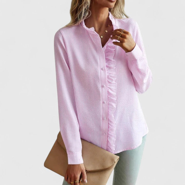 Amélie | Sophisticated Long Sleeve Blouse