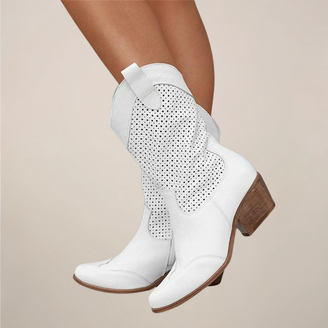 Kimmy - Western Mid-Calf Boots