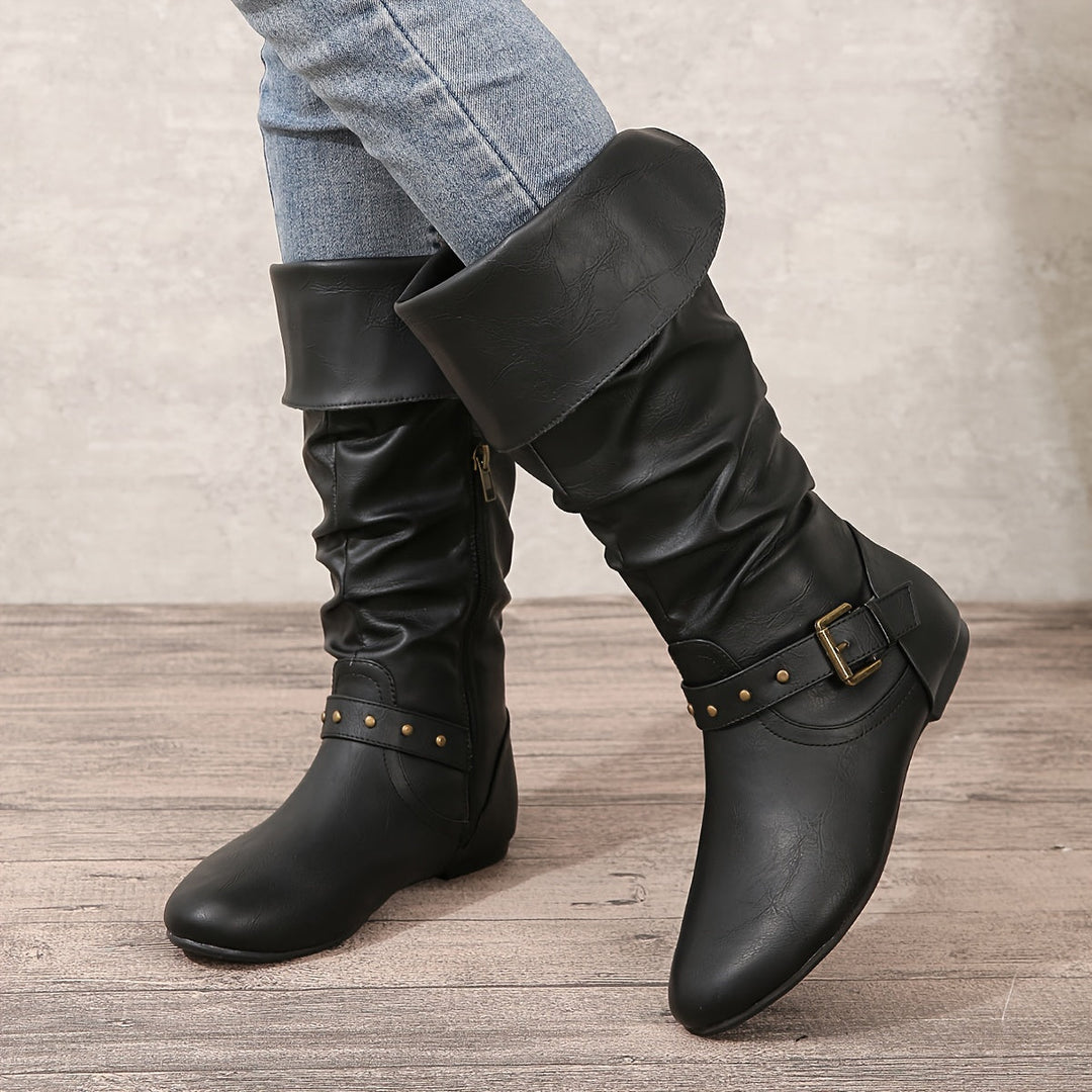 Danica - Zip Knee-High Boots