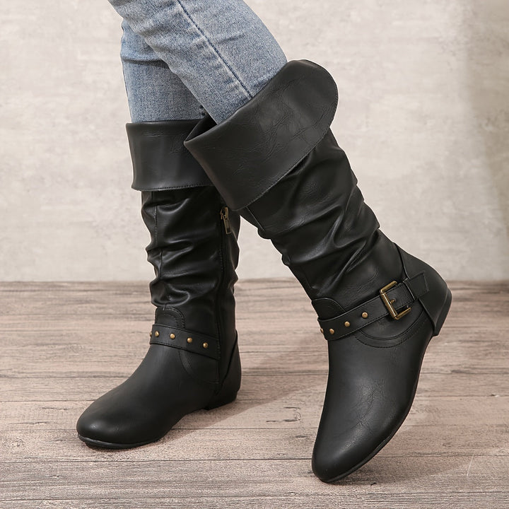Danica - Zip Knee-High Boots