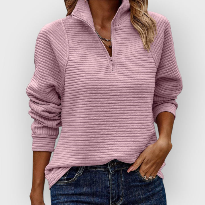 Lila | Stylish V-Neck Pullover