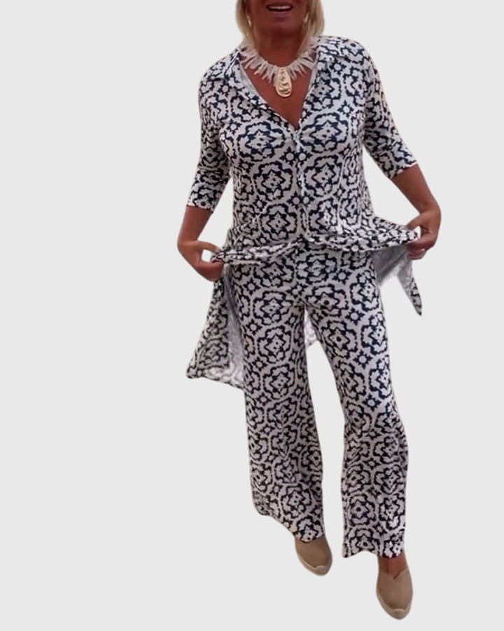 Esmeralda | Elegant Vintage Two-Piece Set