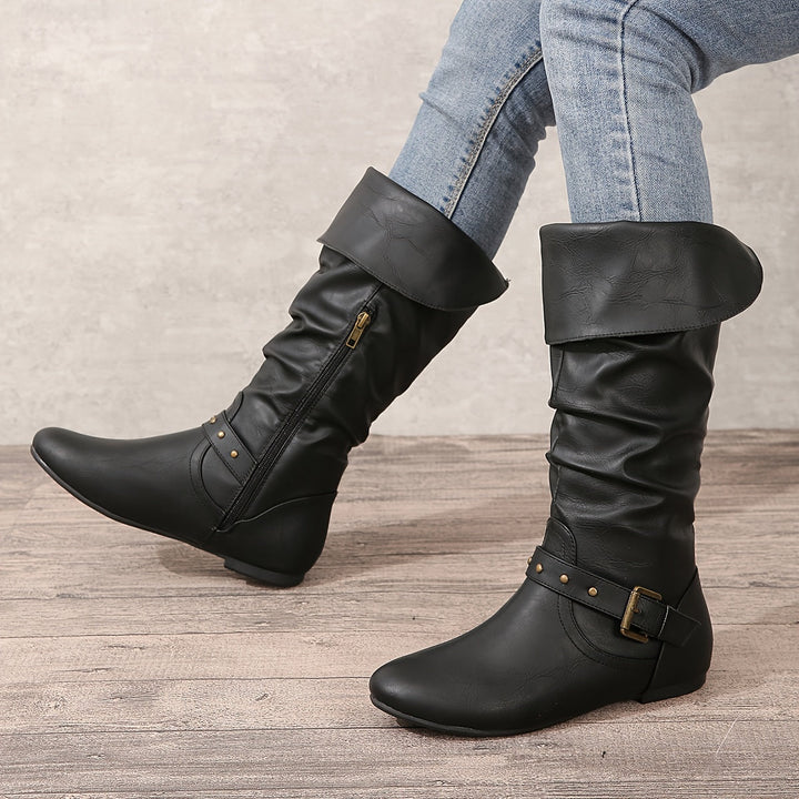 Danica - Zip Knee-High Boots