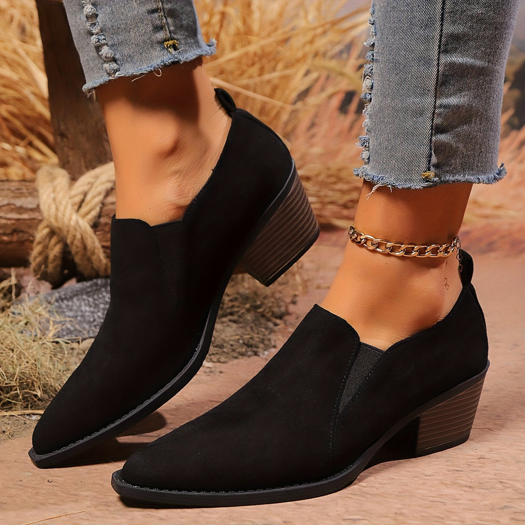 Noelle - Low Heel Comfortable Boots