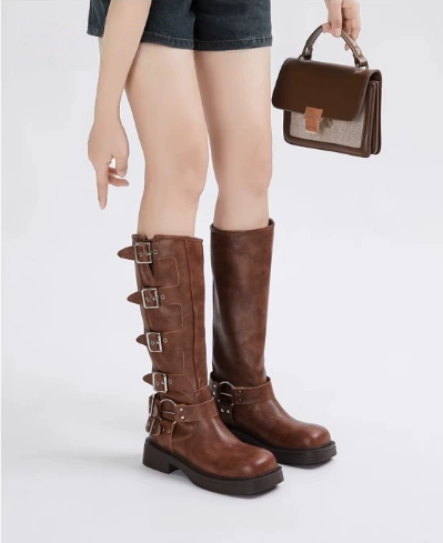 Emilia - Brown Phoenix Boots