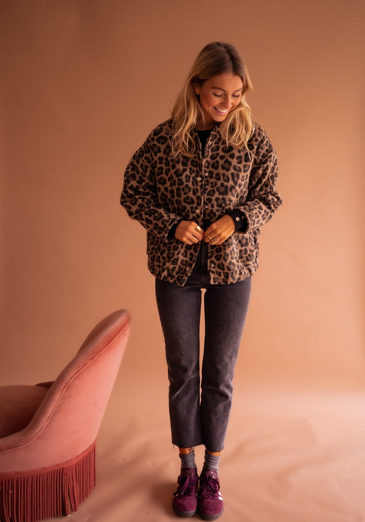 Elodie | Stylish Leopard Print Jacket