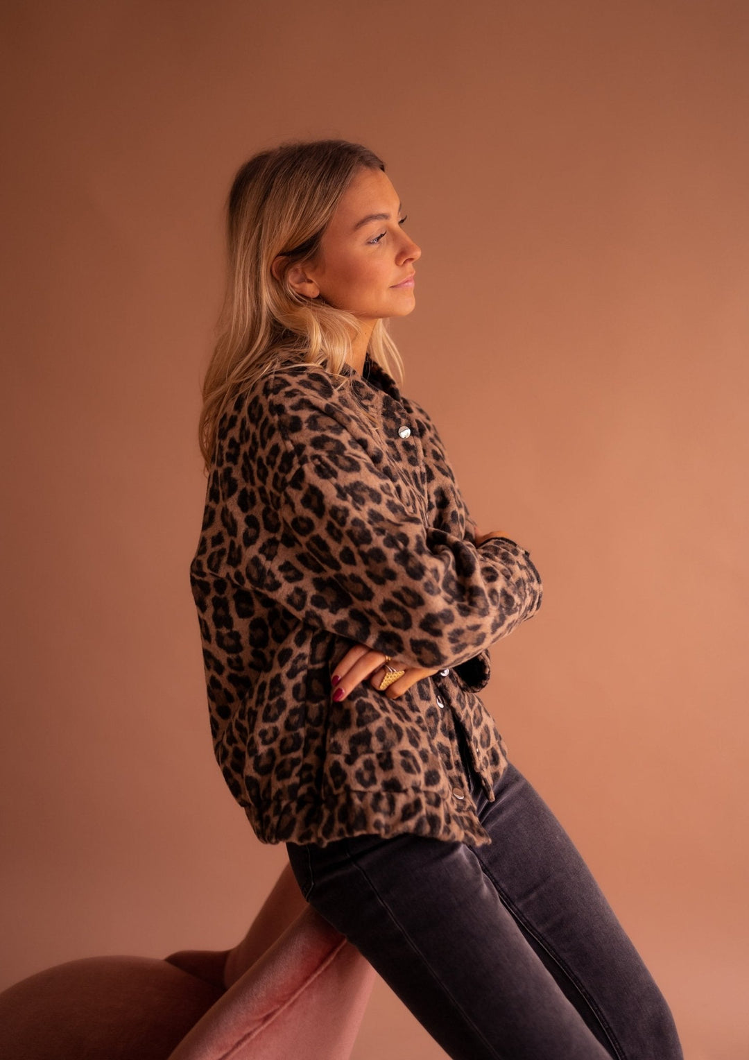 Elodie | Stylish Leopard Print Jacket